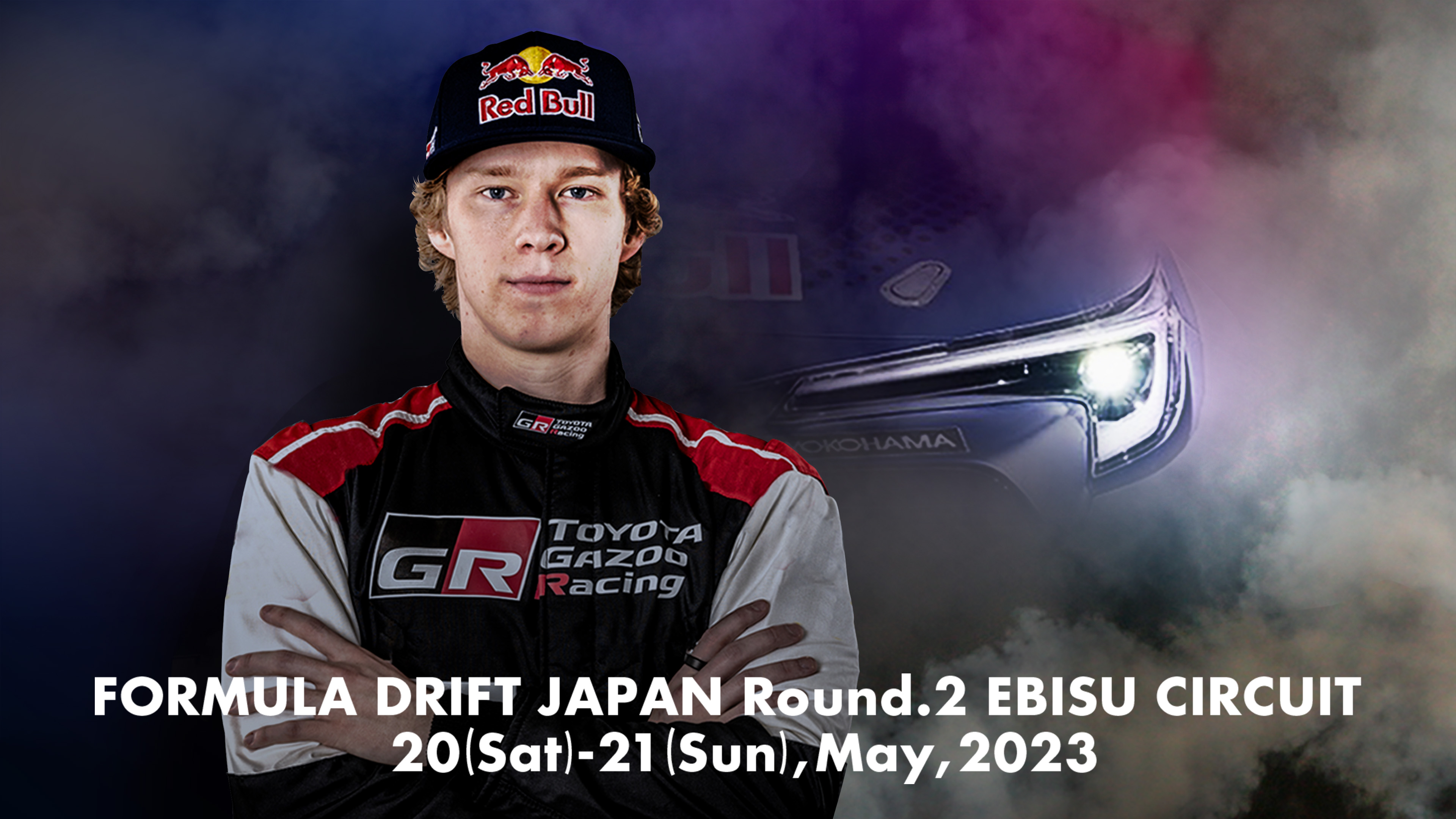 Yokohama Rubber tài trợ Kalle Rovanpera tại trận đua Formula Drift đầu tiên tại Nhật Bản