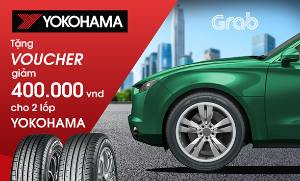 YOKOHAMA dành ưu đãi lớn cho tài xế GRABCAR