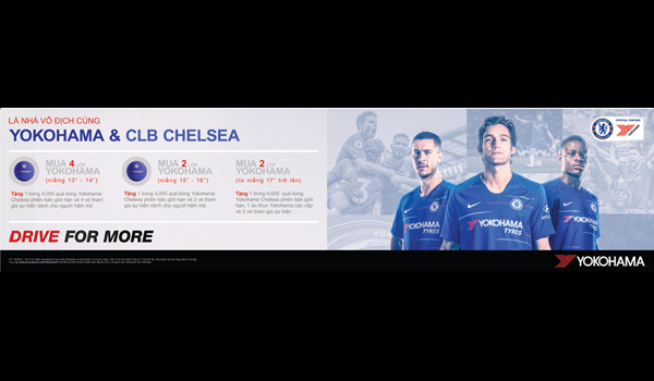 Mua lốp Yokohama nhận vé gặp Didier Drogba tại Việt Nam