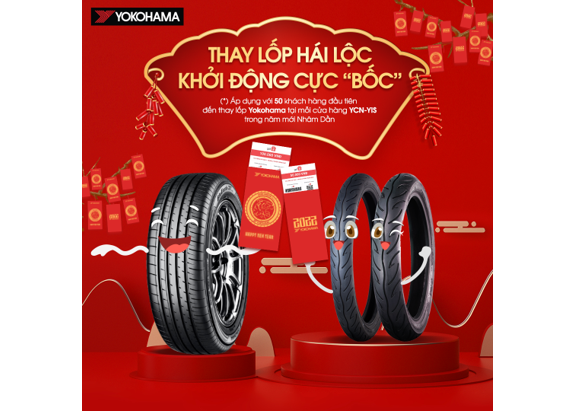 Thay lốp hái lộc, khởi động cực