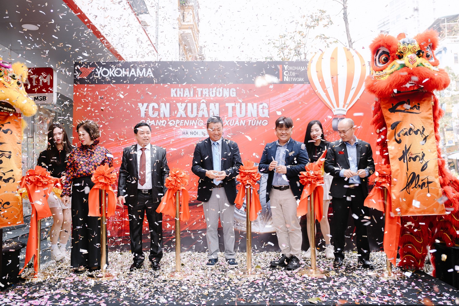 Yokohama Tyre Việt Nam tưng bừng khai trương YCN Xuân Tùng ngay tại Trung Tâm Hà Nội