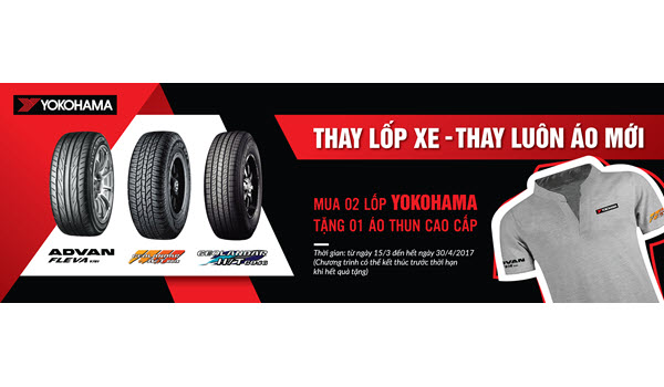 Thay lốp xe - thay luôn áo mới
