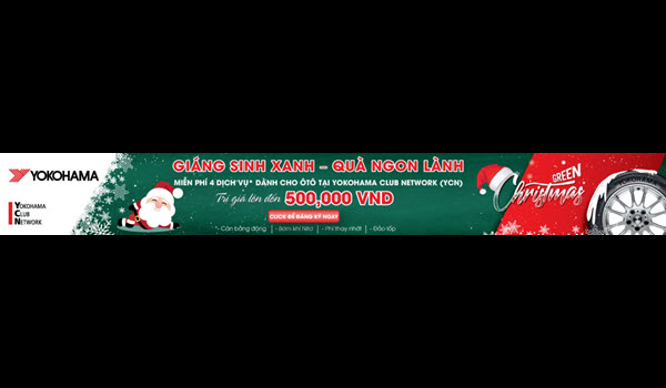 Miễn phí 100% dịch vụ chăm sóc và bảo dưỡng lốp xe từ YOKOHAMA